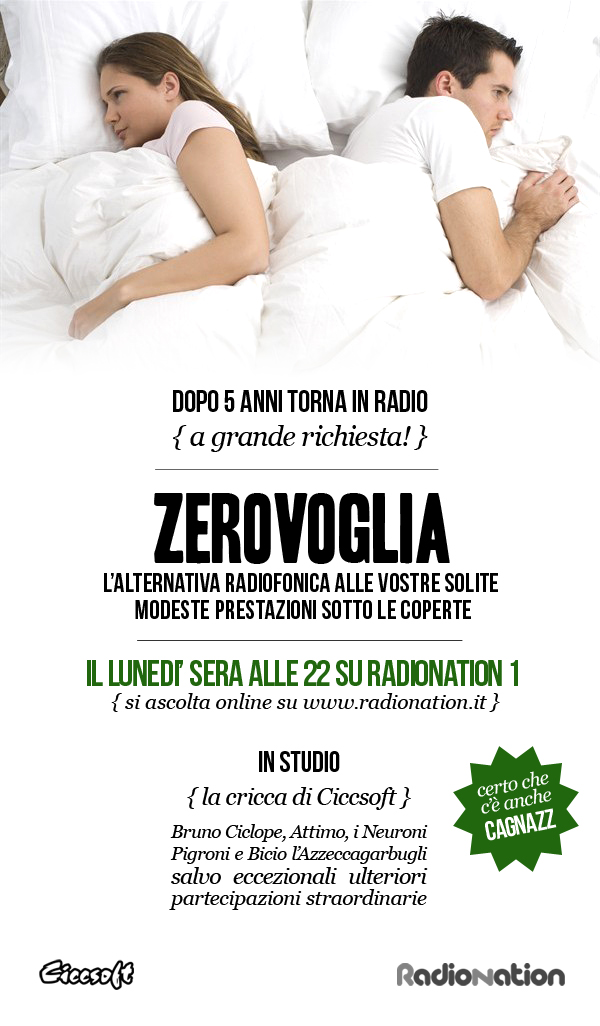 Zerovoglia - la radio di Ciccsoft